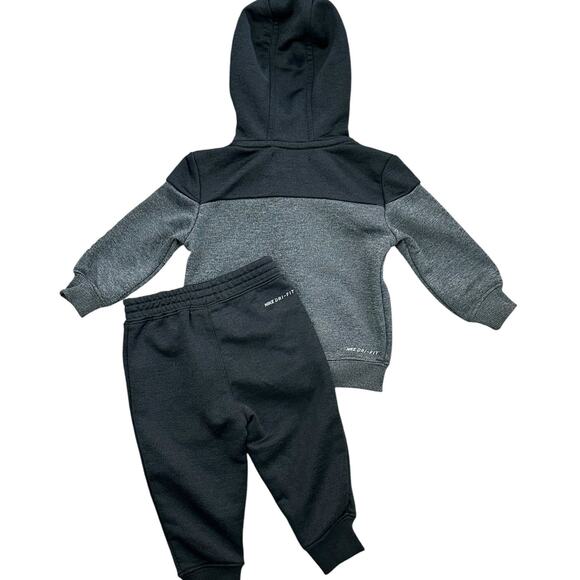 HURLEY Baby Nike Drifit Zipper Hoodie Jogger Set 12m - Picture 6 of 8